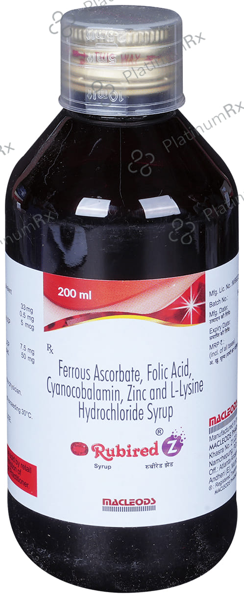 Rubired Z Syrup 200ml