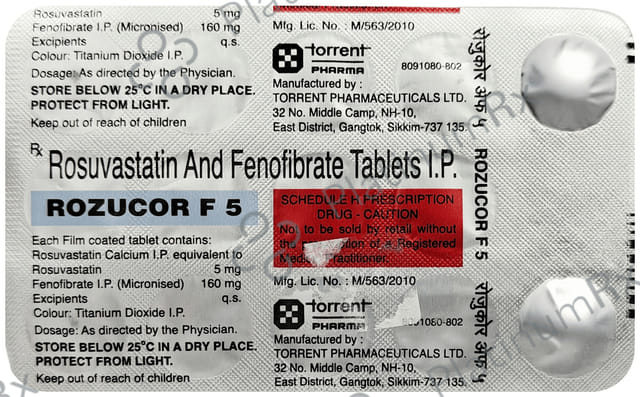 Rozucor F 5/160mg Tablet 15s
