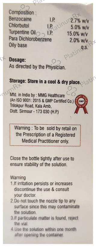 Waxpalm Ear Drop 10ml