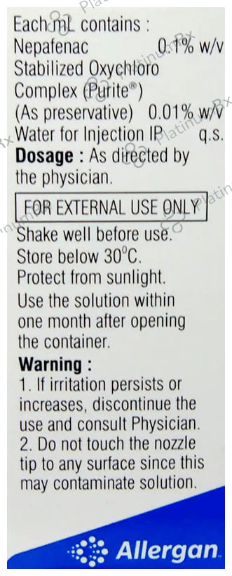 Amplinak 0.1% Ophthalmic Suspension 5ml