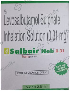 Salbair Neb 0.31 Transpules 5s