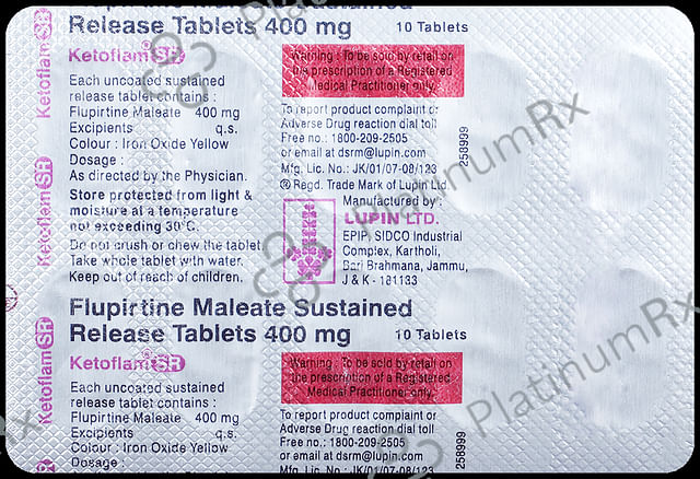 Ketoflam 400mg Tablet SR 10s