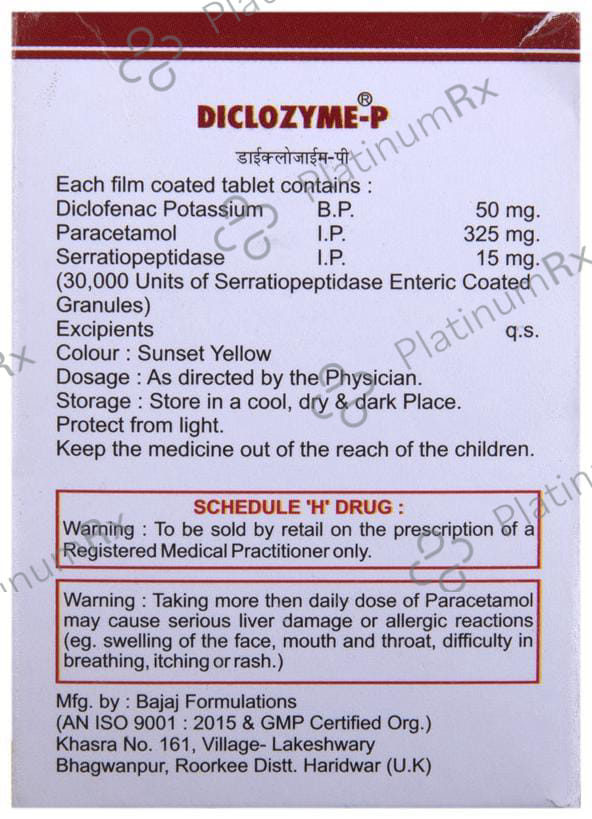 Diclozyme-P Tablet