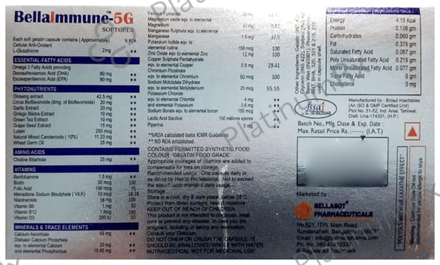 BellaImmune 5G Softgel Capsule