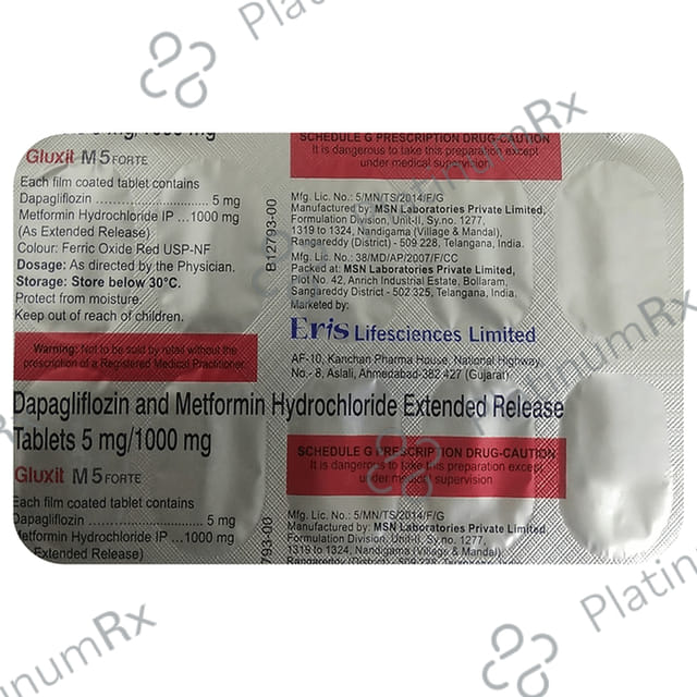Gluxit M 5 Forte Tablet ER
