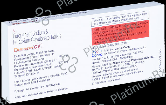 Duonem CV 125/200mg Tablet 6s