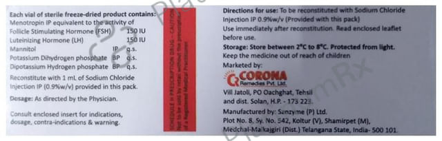 Eema Hmg 150IU Injection