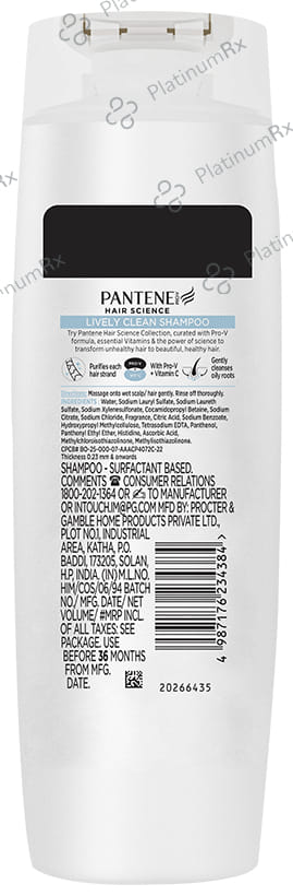Pantene Pro-V Advanced Haircare Solution Lively Clean Shampoo