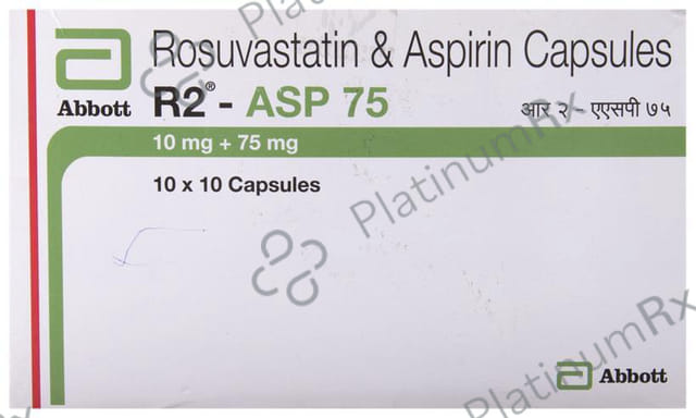 R2 ASP 75/10mg Capsule 10s