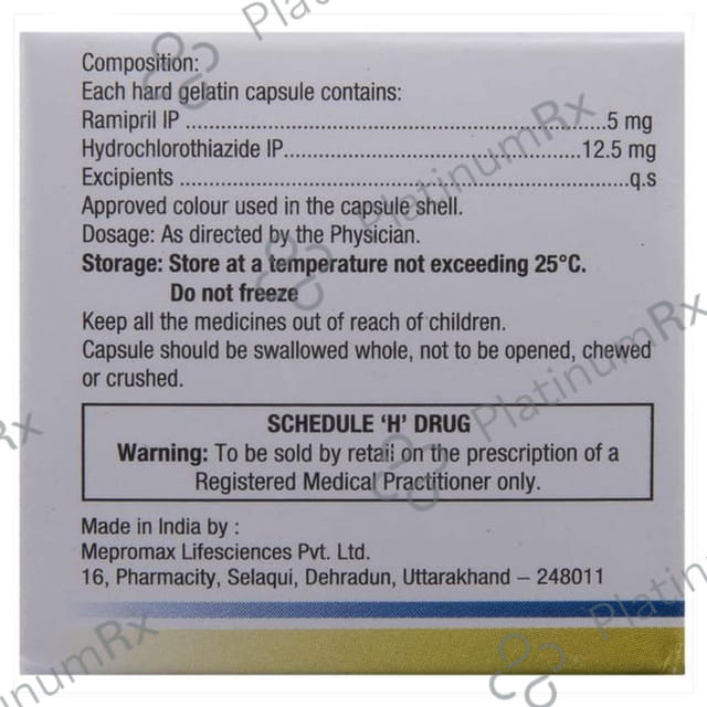 Ramisave H 5/12.5mg Capsule 10s
