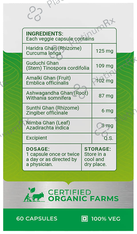 Nisarga Herbs Imuplus Veggie Capsule 60 vegicap