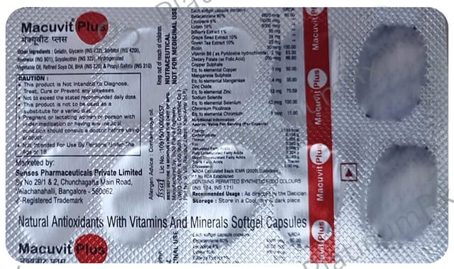 Macuvit Plus Capsule 10s
