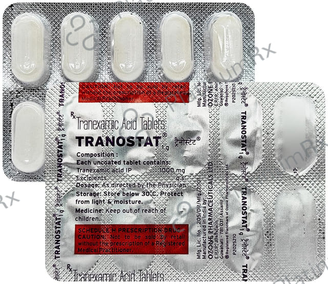 Tranostat 1000mg Tablet 10s