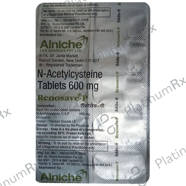 Renosave P 600mg Tablet