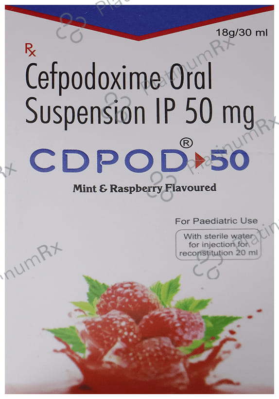 Cdpod 50mg Oral Suspension Mint & Raspberry 30ml