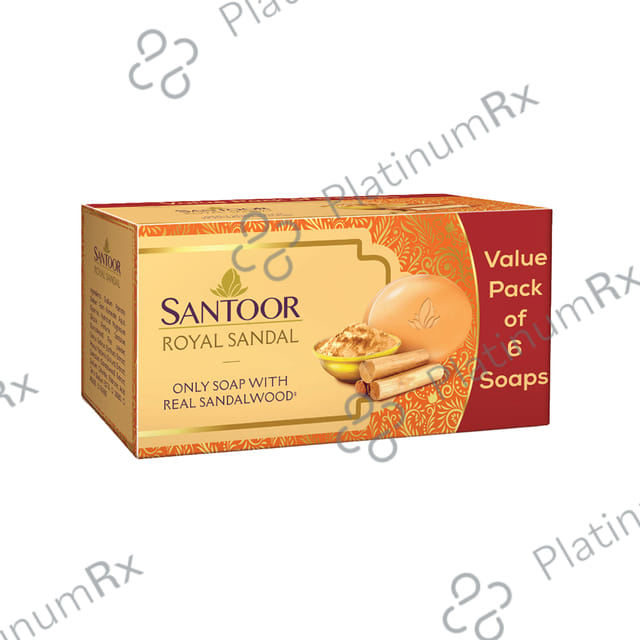 Santoor Royal Sandal Soap (125gm Each)