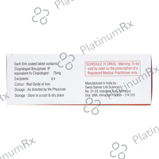 Carpigrel 75mg Tablet 14s