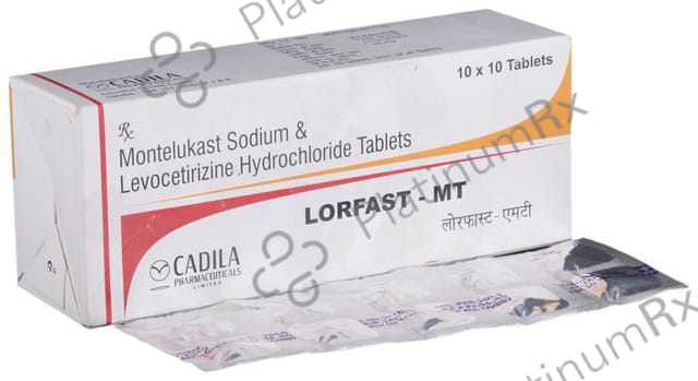 Lorfast MT 5/10mg Tablet 10s