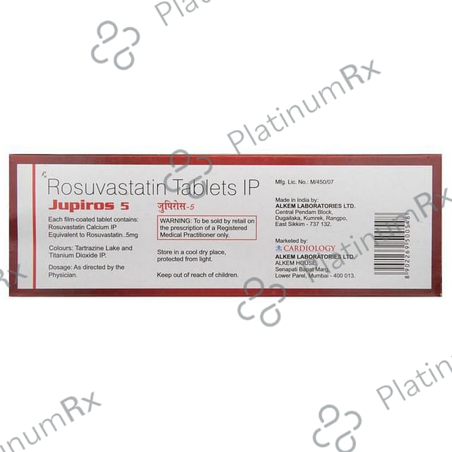 Jupiros 5mg Tablet 15s