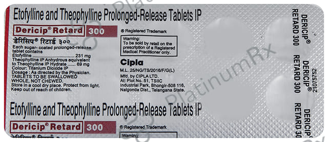 Dericip 300mg Retard PR Tablet 10s