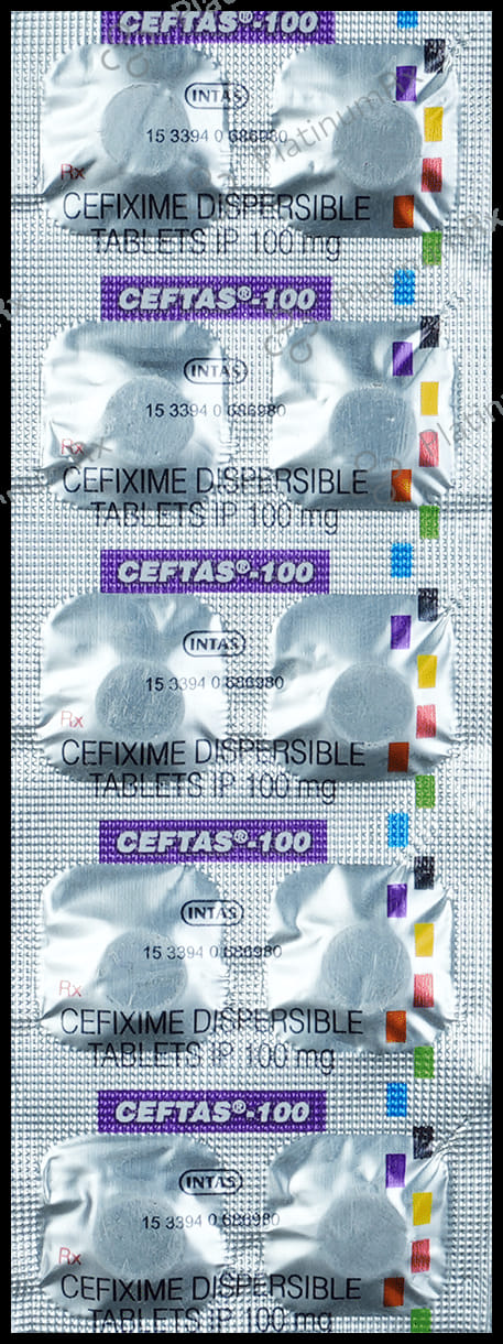 Ceftas 100mg Tablet 10s