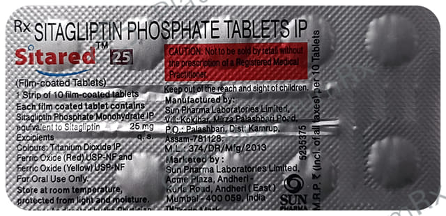 Sitared 25mg Tablet 10s
