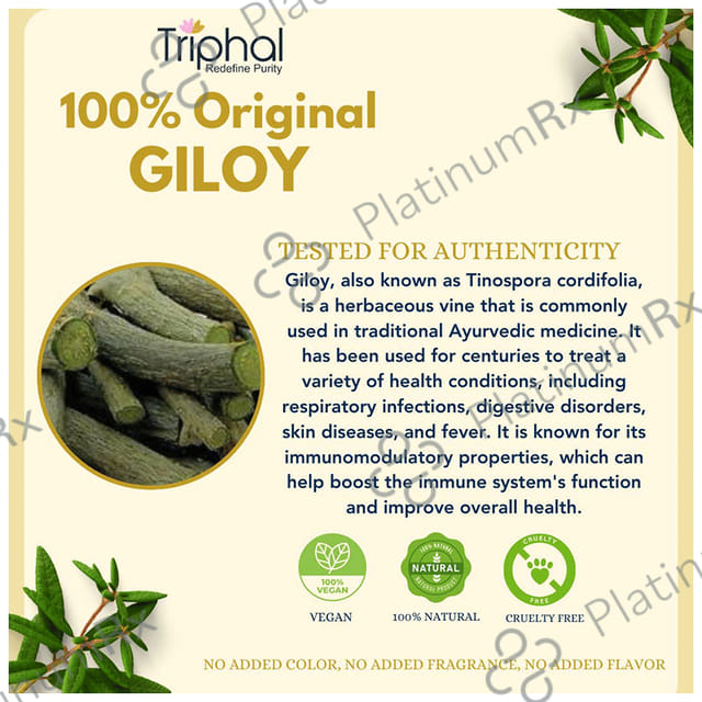 Triphal 100% Original Giloy Whole 100 gm