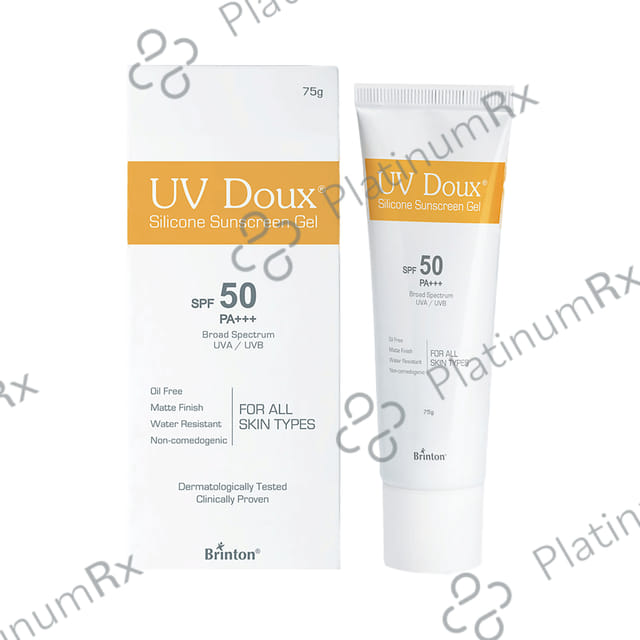 UV Doux Silicone Sunscreen SPF 50 Gel 75gm