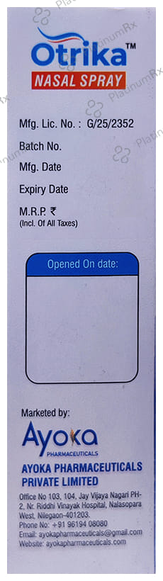 Otrika Nasal Spray 10ml