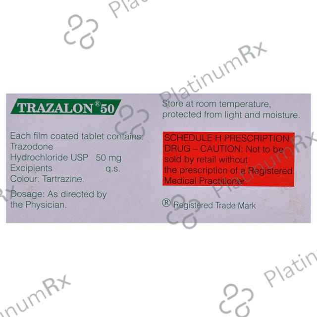 Trazalon 50mg Tablet 10s