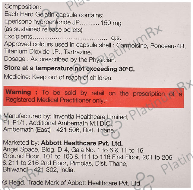 Rapisone 150mg Capsule SR 5s