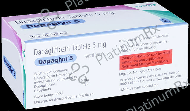 Dapaglyn 5mg Tablet 10s
