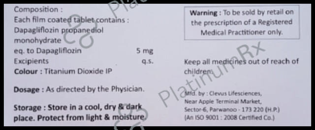 Glyfloz 5 Tablet