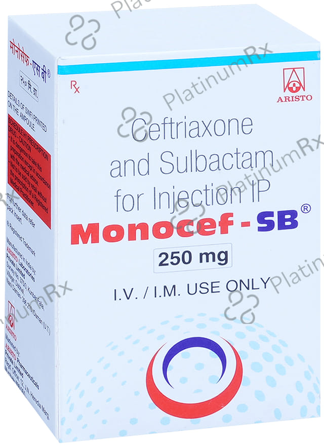 Monocef SB 250/125mg Injection 1s