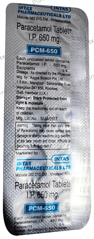 PCM 650mg Tablet