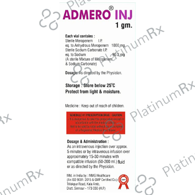 Admero 1000mg Injection 1s