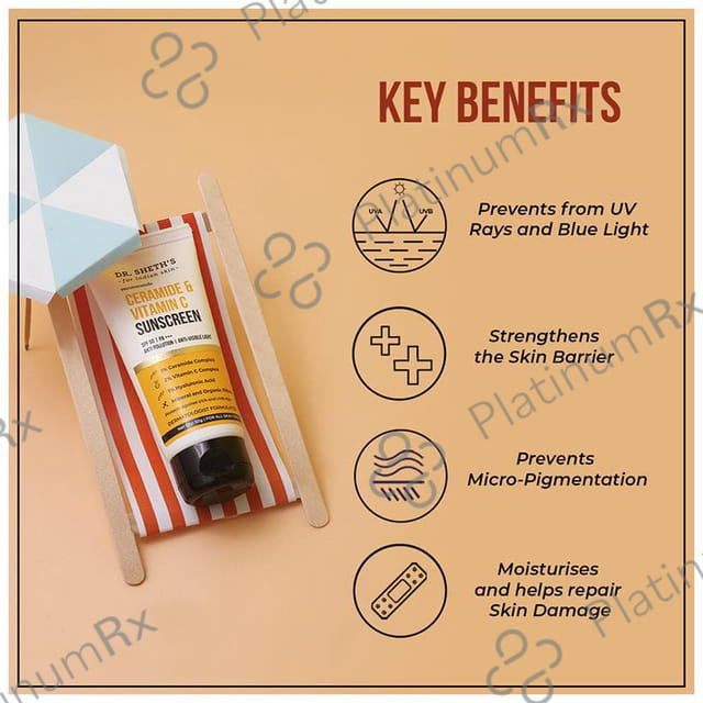 Dr. Sheth's Ceramide & Vitamin C Sunscreen 50gm