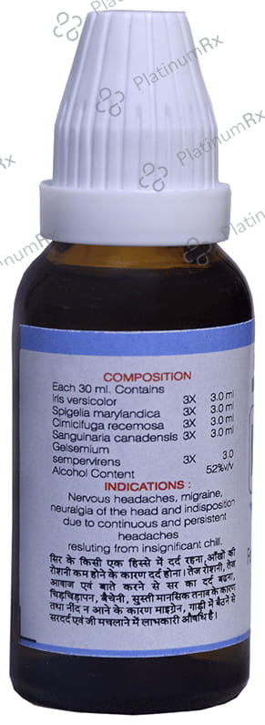 Kent's K15 Migraine Oral Drops