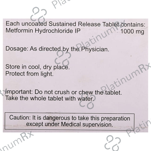 Mefomin 1000 SR Tablet