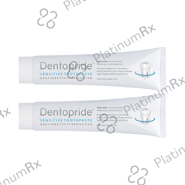 Dentopride Sensitive Toothpaste (100gm Each) 2 Tube