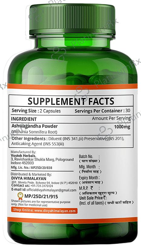 Divya Himalayan Ashwagandha Capsule