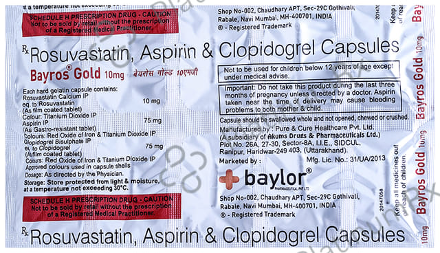 Bayros Gold 10mg Capsule