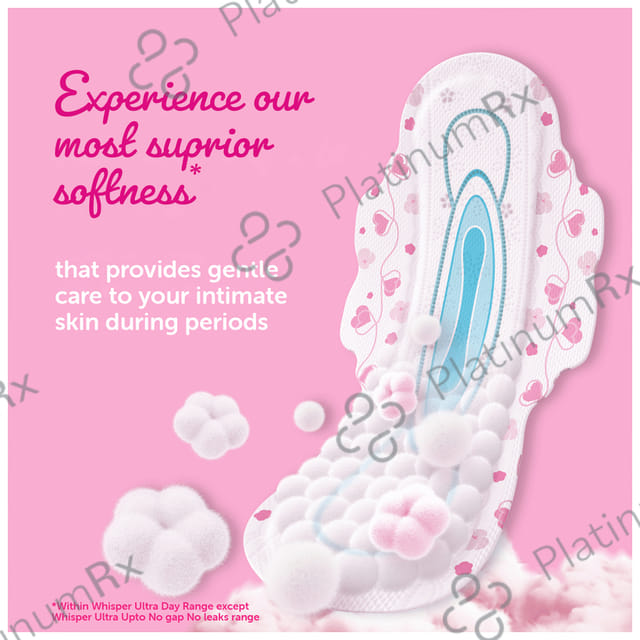 Whisper Ultra Soft Sanitary Pads XL 50 pads