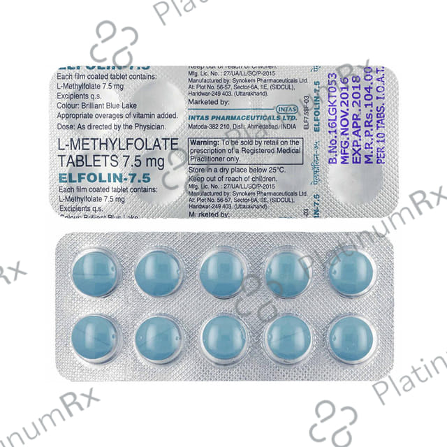 Elfolin 7.5mg Tablet