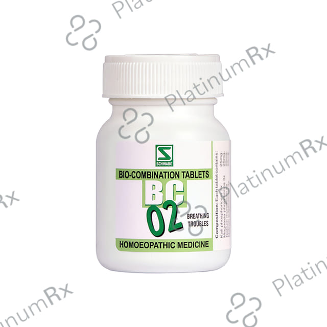 Dr Willmar Schwabe India Bio-Combination 02 (BC 02) Tablet 20 gm