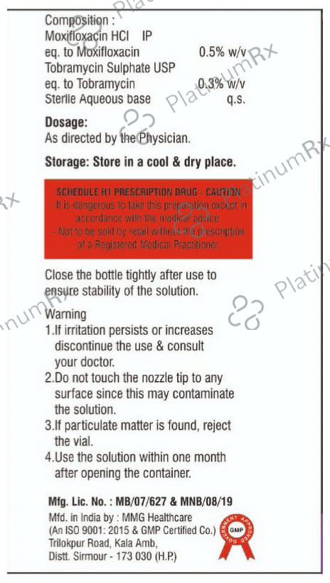 Unimox-T Ophthalmic Solution