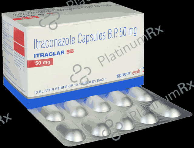 Itraclar SB 50mg Capsule 10s