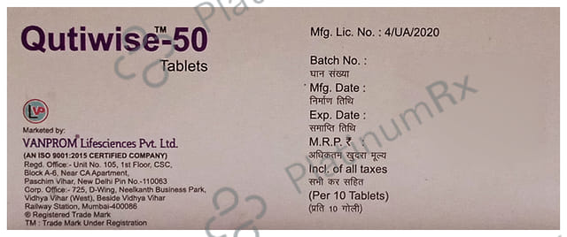 Qutiwise 50 Tablet