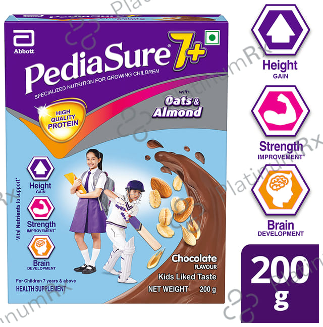 PediaSure Powder for Growing Children Chocolate with Oats & Almond 200 gm