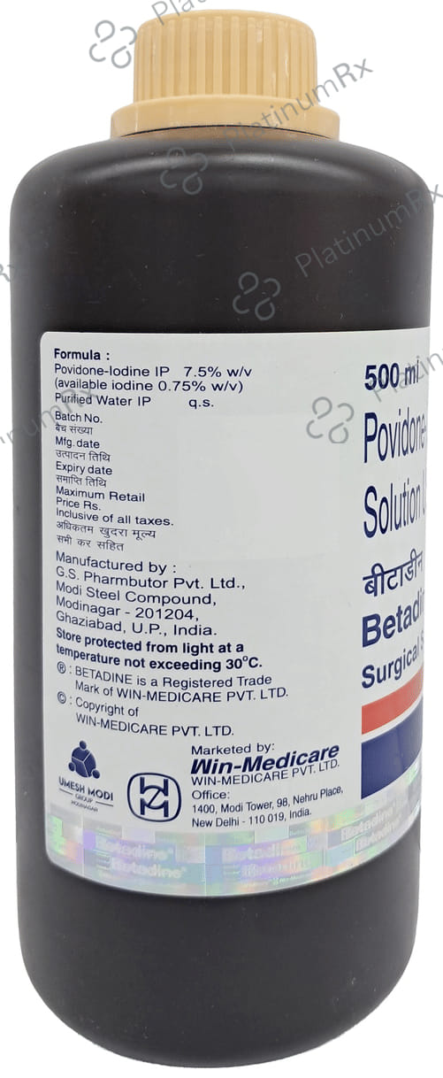 Betadine 7.5% Surgical Scrub 500ml